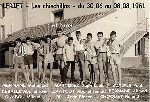 VILLE D ORAN CHATEAU DE LERIET 1961 LES CHINCHILLAS